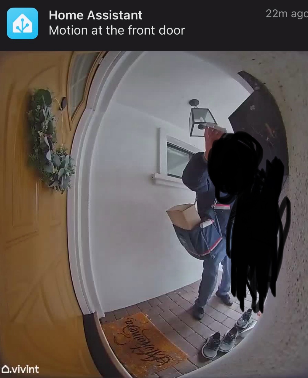 somebody at my front door